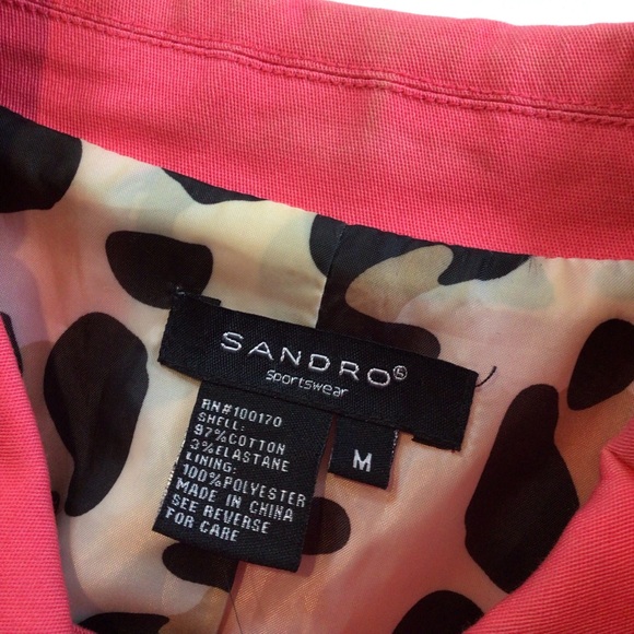 SANDRO Sportswear jacket/ coat - Picture 3 of 7